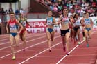 Jessica Judd (GB)  battles to victory in the 800 metres at the European Athletics Team Championships.